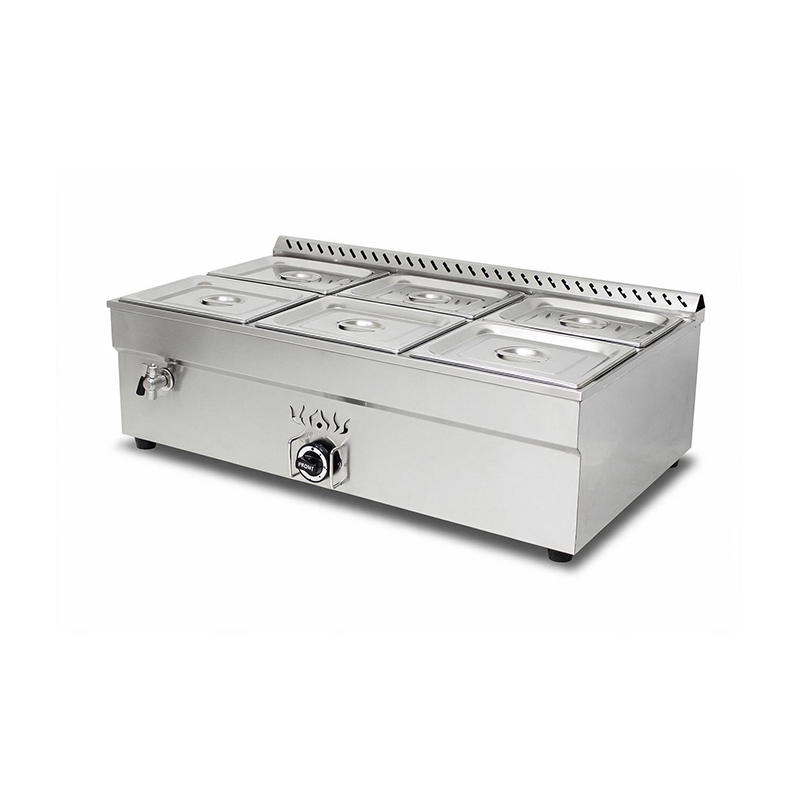 Commercial Kitchen Equipment Gas Bain Marie Food Warmer