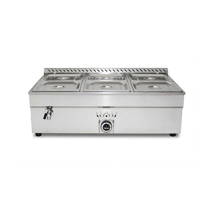 Commercial Kitchen Equipment Gas Bain Marie Food Warmer