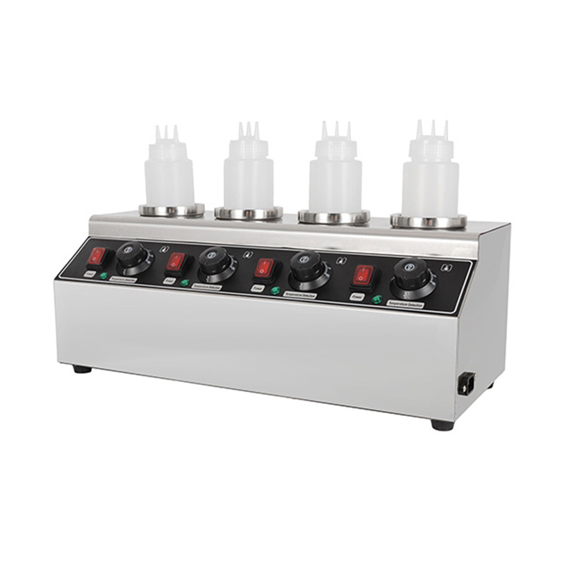 Stainless Steel Commercial Kitchen Electric Cheese Sauce Bottle Warmer Dispenser