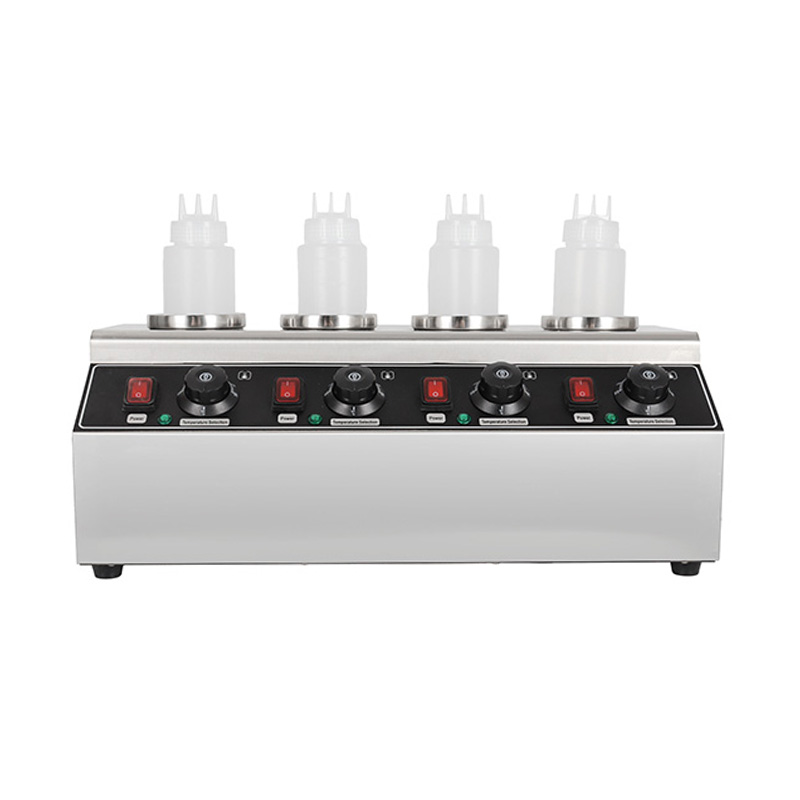 Stainless Steel Commercial Kitchen Electric Cheese Sauce Bottle Warmer Dispenser